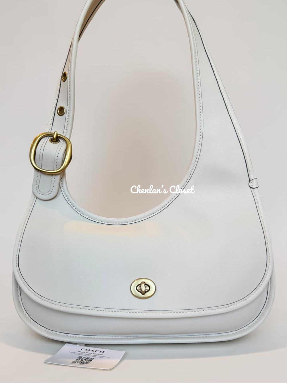 Coach Cashin Carry Crescent Bag NeW - Picture 15 of 15
